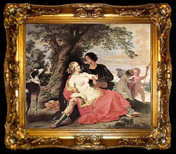 framed  JANSSENS, Abraham Venus and Adonis sf, ta009-2